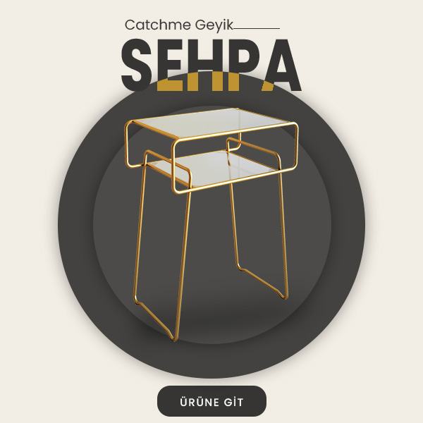 Retro Sehpa Gold Mobile Slider