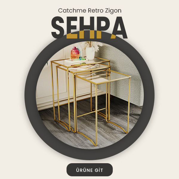 Zigon Sehpa Gold Mobile Slider